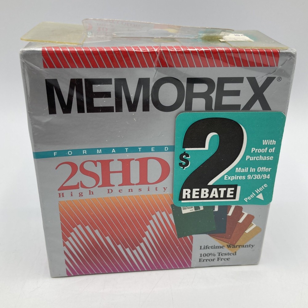 Memorex Computer Disks Formatted 2SHD 10 Pack