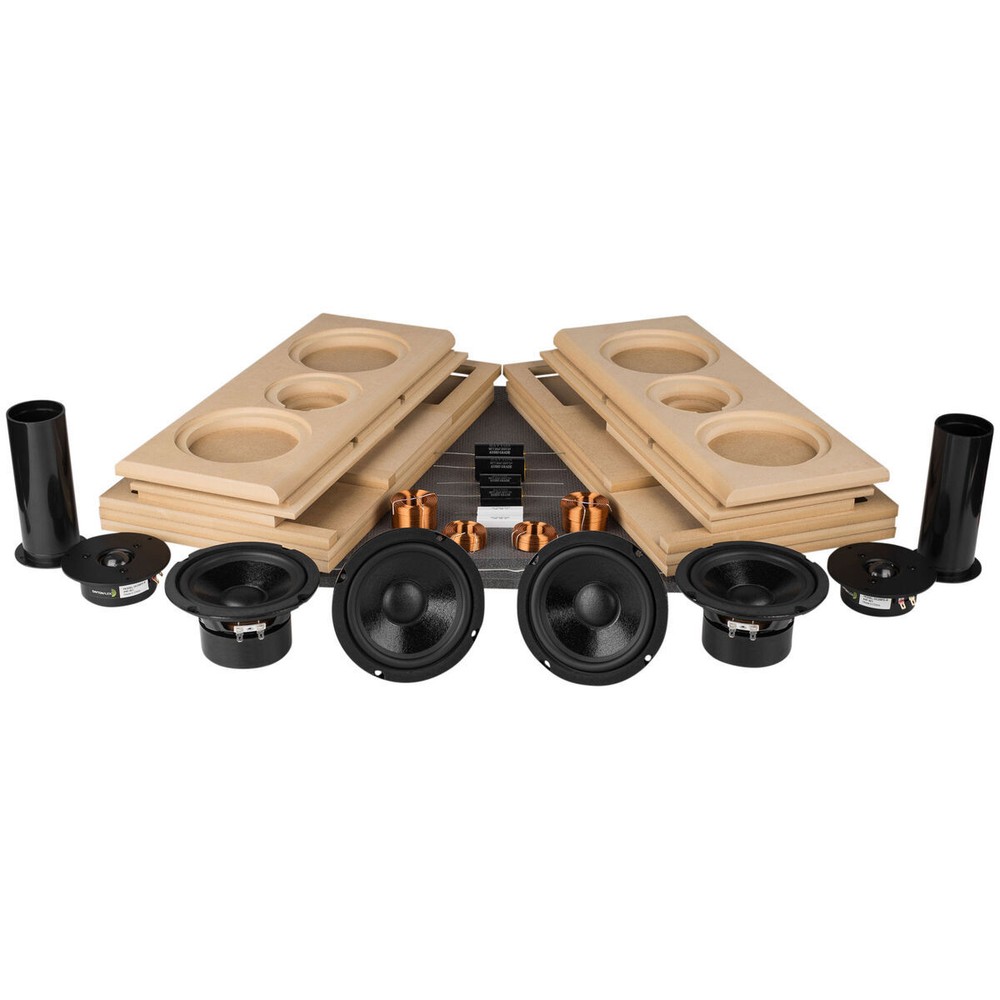 Tritrix MTM Speaker Kit Pair with Knock-Down Cabinets