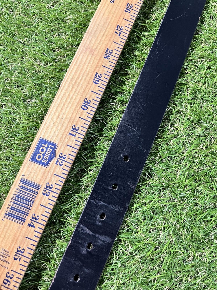 Fossil Black Leather Belt Size 40 M