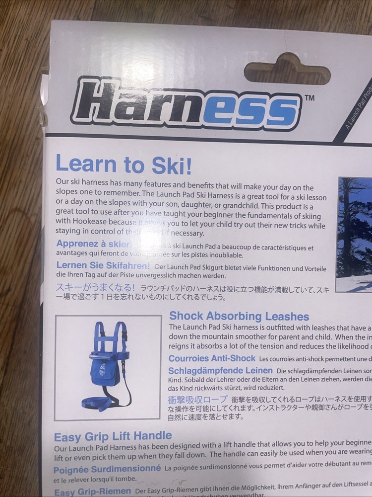 LAUNCH PAD Training Harness Ski Snowboard Trainer Leash Kids Beginners NEW
