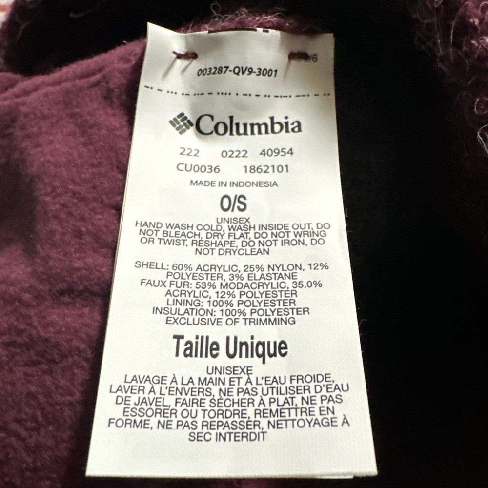 Columbia Womens Boundless Days Cable Knit Pom Beanie