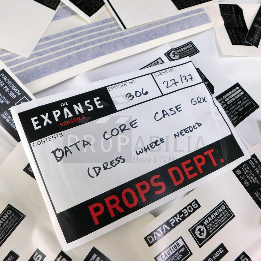 THE EXPANSE Data Core Case Graphics S03E06 Original Prop (3385-8022)