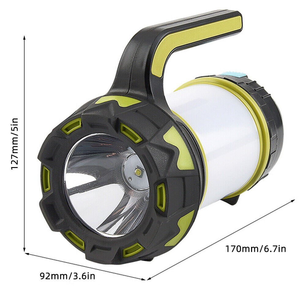 LED Camping Lantern USB Rechargeable Camping Tent Light Lamp Flashlight Portable