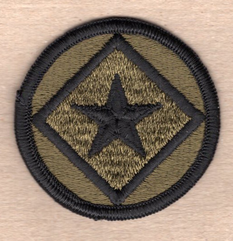 Army Patch: 122nd Army Reserve Command - subdued, merrowed edge