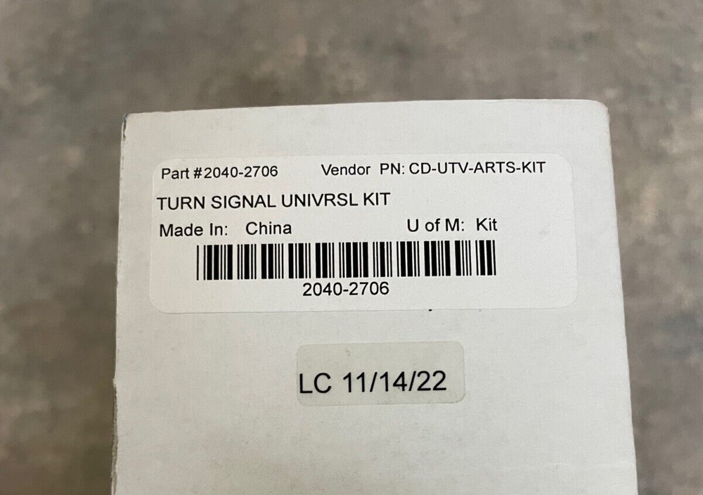 Custom Dynamics - CD-UTV-ARTS-KIT - UTV Turn Signal Kit UNIVERSAL FIT