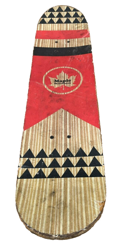 Maple Skateboard 31" x 7-1/2" Complete Board, w/ Maple 53 Wheels