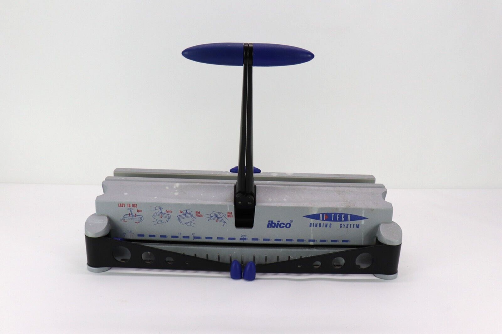 Ibico HI-Tech Binding System 19 Comb Punch Plastic Wire Machine