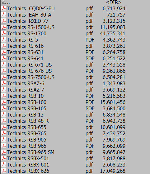 Technics Service Manual, Receiver Tuner Amp Amplifier, Repair PDF Computer DVD
