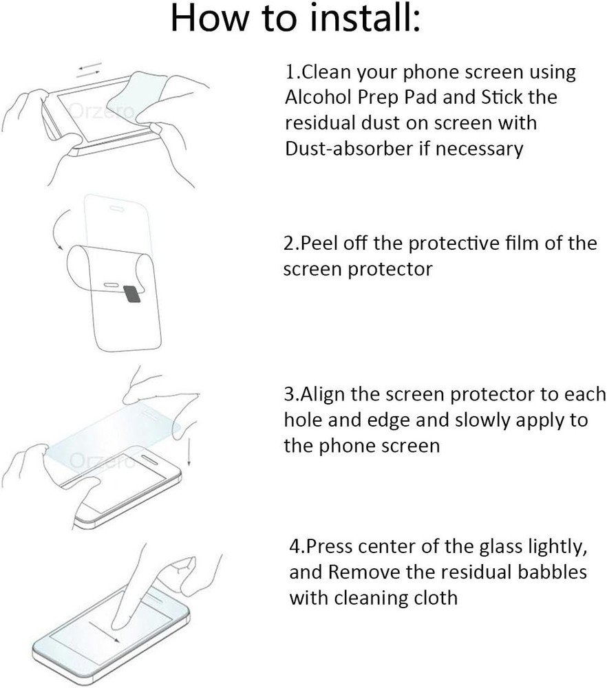 2 Pack Tempered Glass For Zuleisy E8A 8.7" Tablet 9H HD Clear Screen Protector