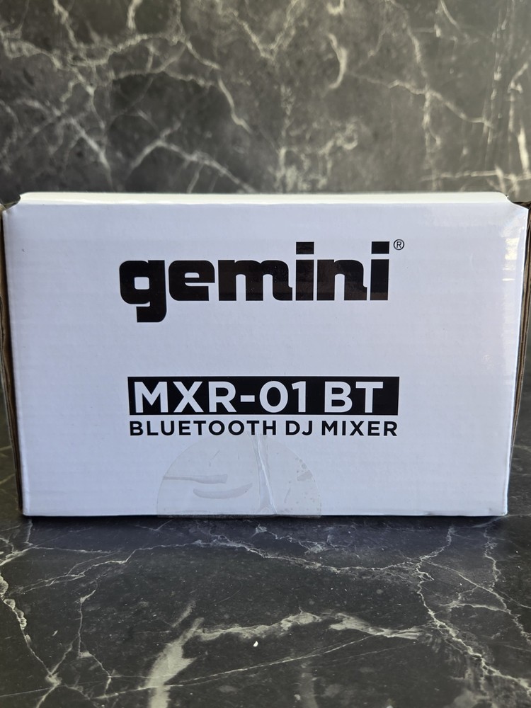 Gemini MXR-01BT 2 Channel Bluetooth DJ Mixer.