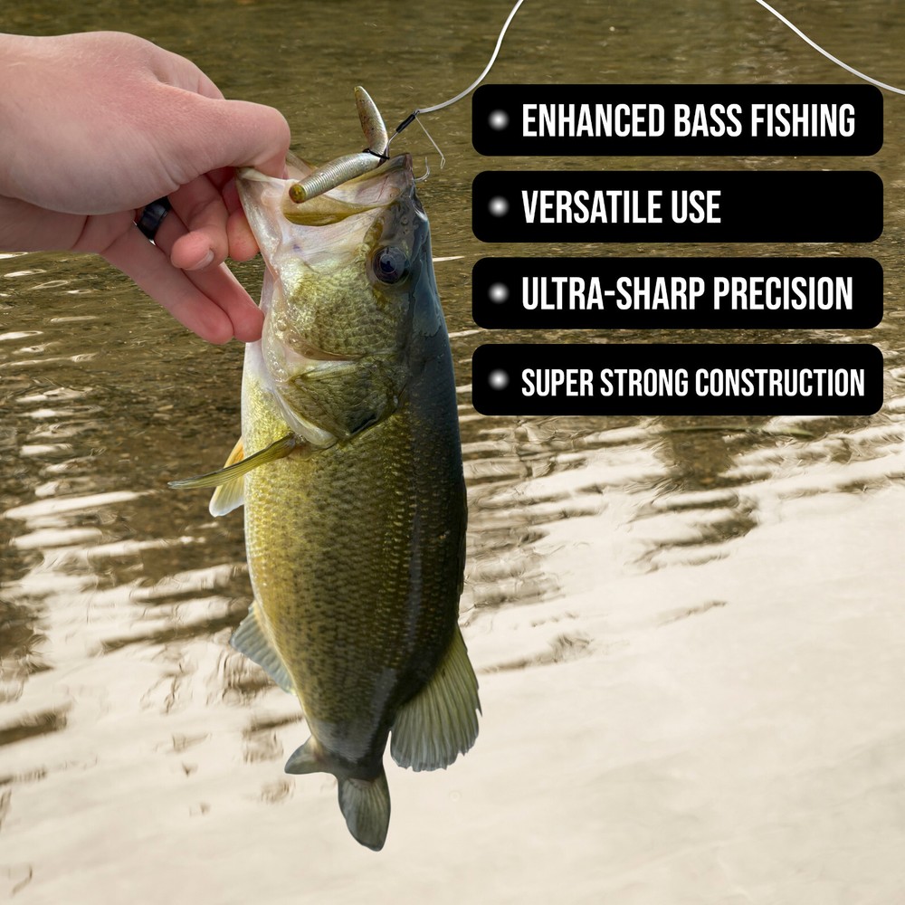 Reaction Tackle High Quality Wacky Hooks- 25 Pack