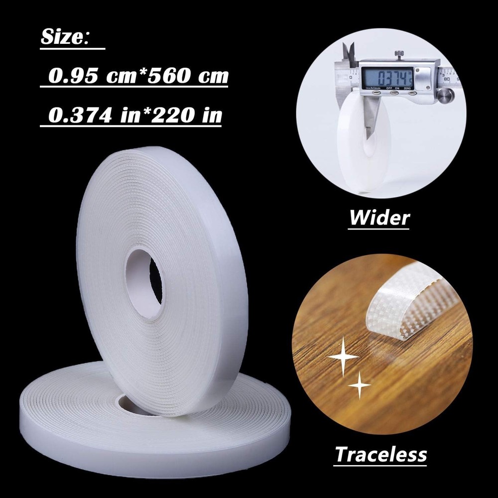 Window Screen Mesh Magic Curtain Self-Adhesive Fly Bug Insect Mosquito Net White