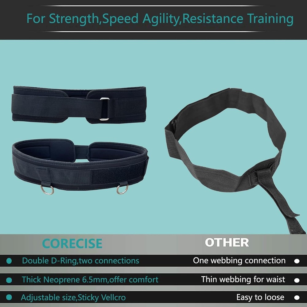Weighted Training Waist Belt for Pulling Sled and Tires,Weight Sled Pulling Stra