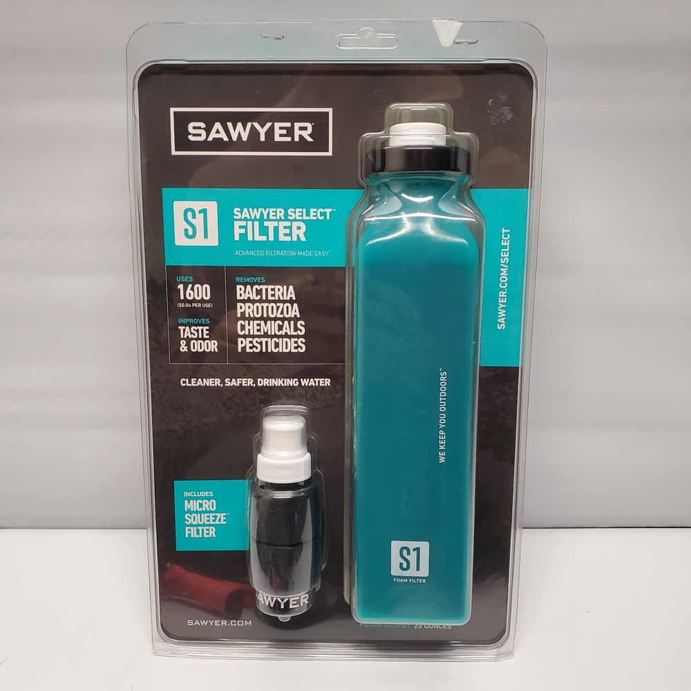 Sawyer Select S1 Filter Bottle 20 Oz Includes Micro Squeeze Filter NEW SEALED