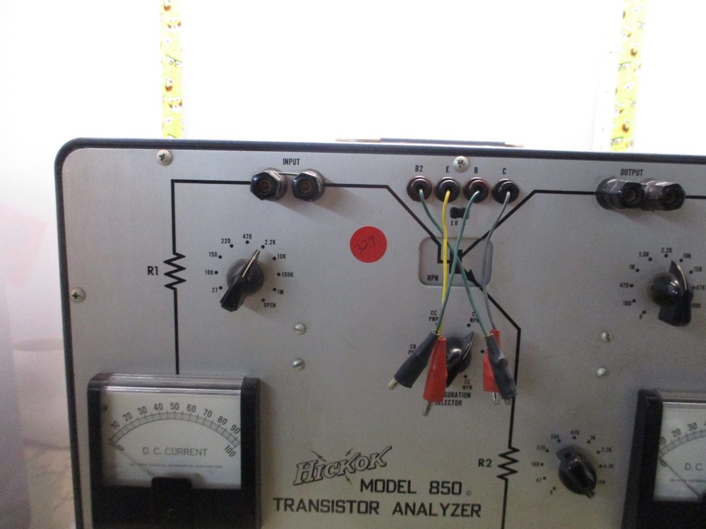hickok model 850 transistor analyzer battery powered [5*O-4]