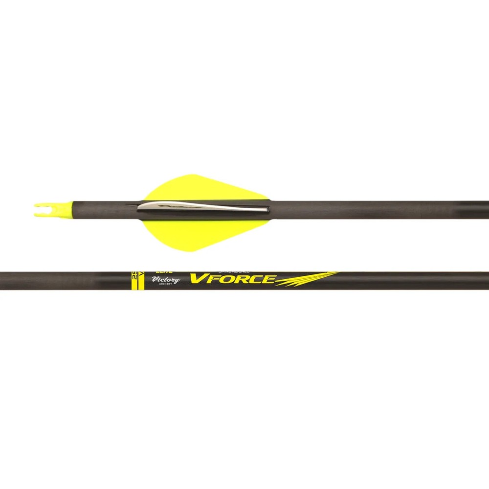 Victory VFORCE .245 Elite +/- .001 Carbon Arrow Fletched 6 Pack