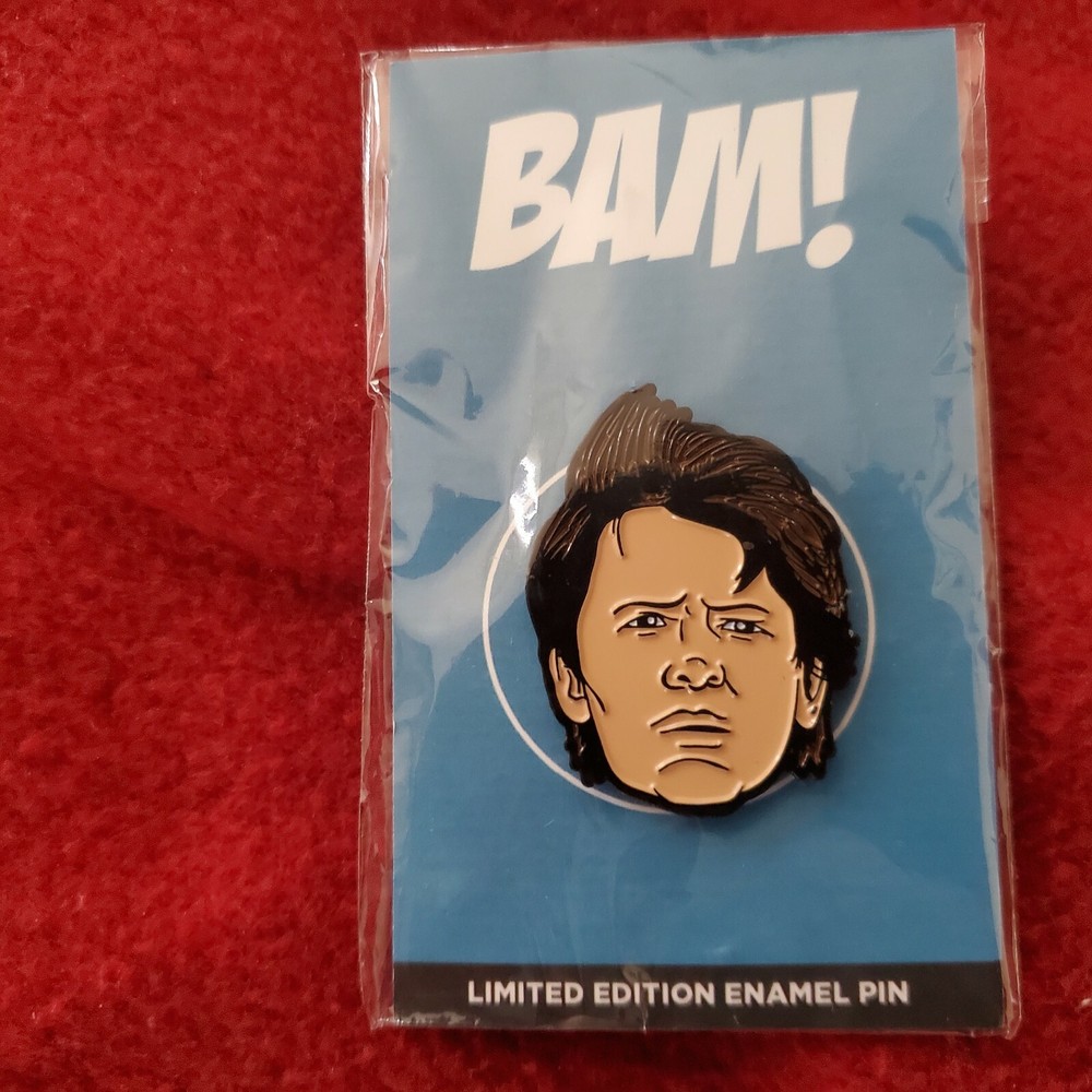 Back to the Future Marty McFly Pin Bam! Box Exclusive Michael J. Fox BTTF