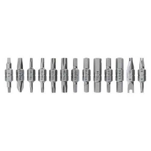 Wiha 77783 13 Piece Double End Bit Reload Set