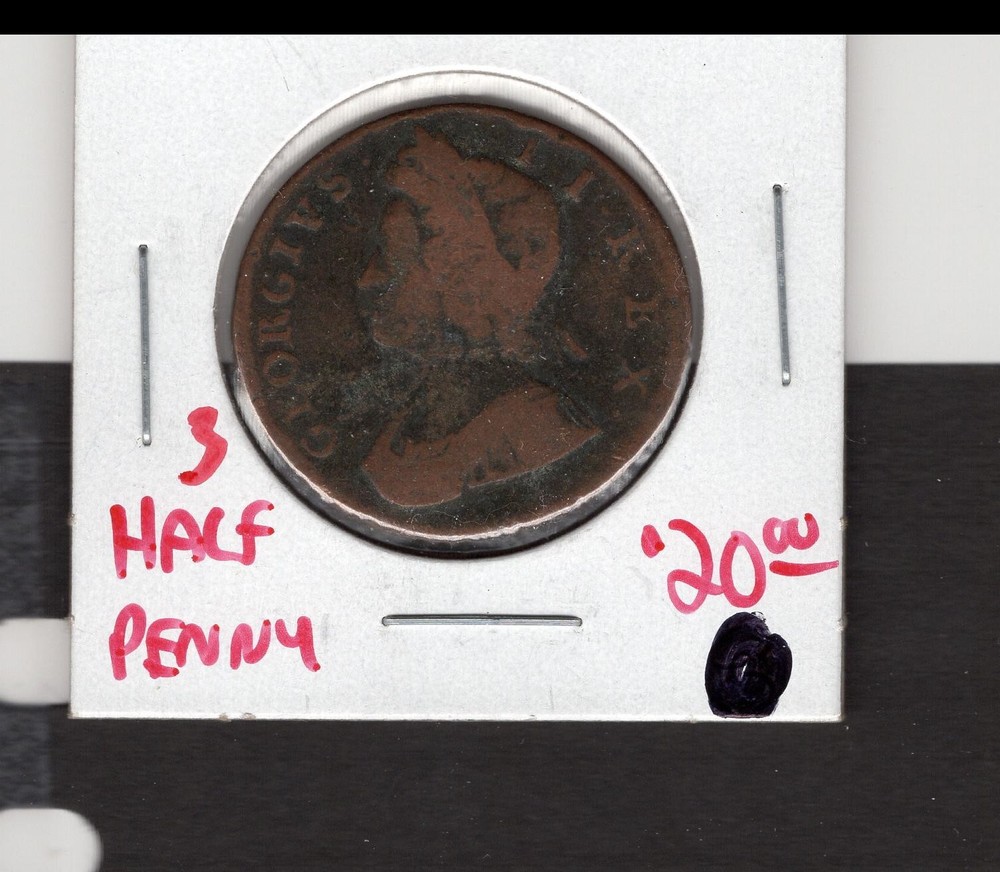 1731 Great Britain- Half Penny