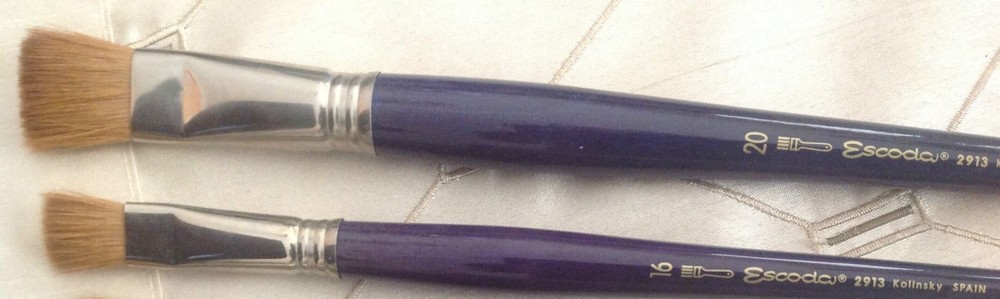 Escoda Kolinsky 2913 (Bright) Brushes