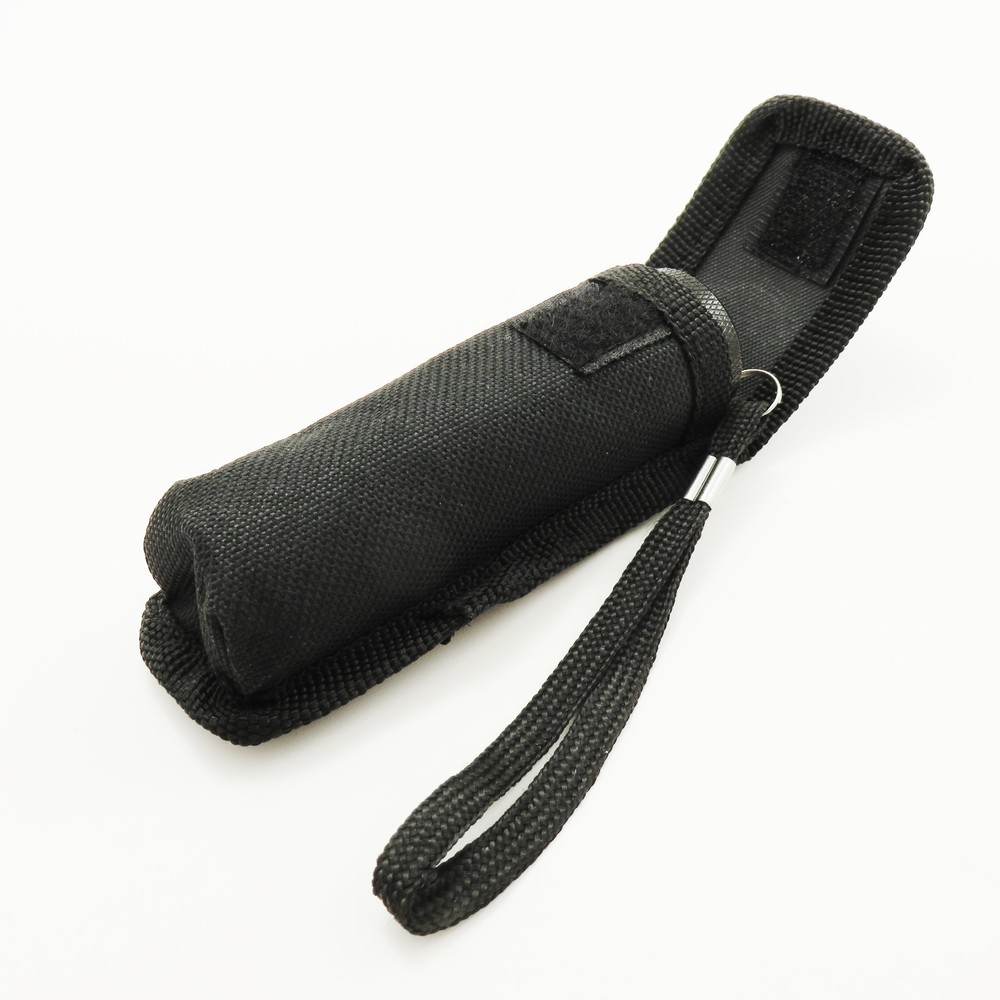 Nylon Flashlight Belt Carrying Case - SET of 10 - Loop Rounded Bottom
