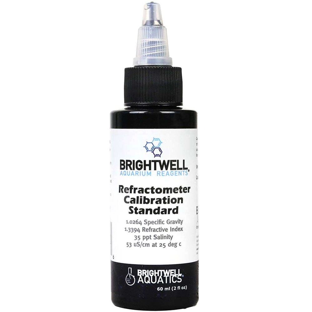 Brightwell Aquatics Refractometer Calibration Solution 60mL Test Salinity Salt