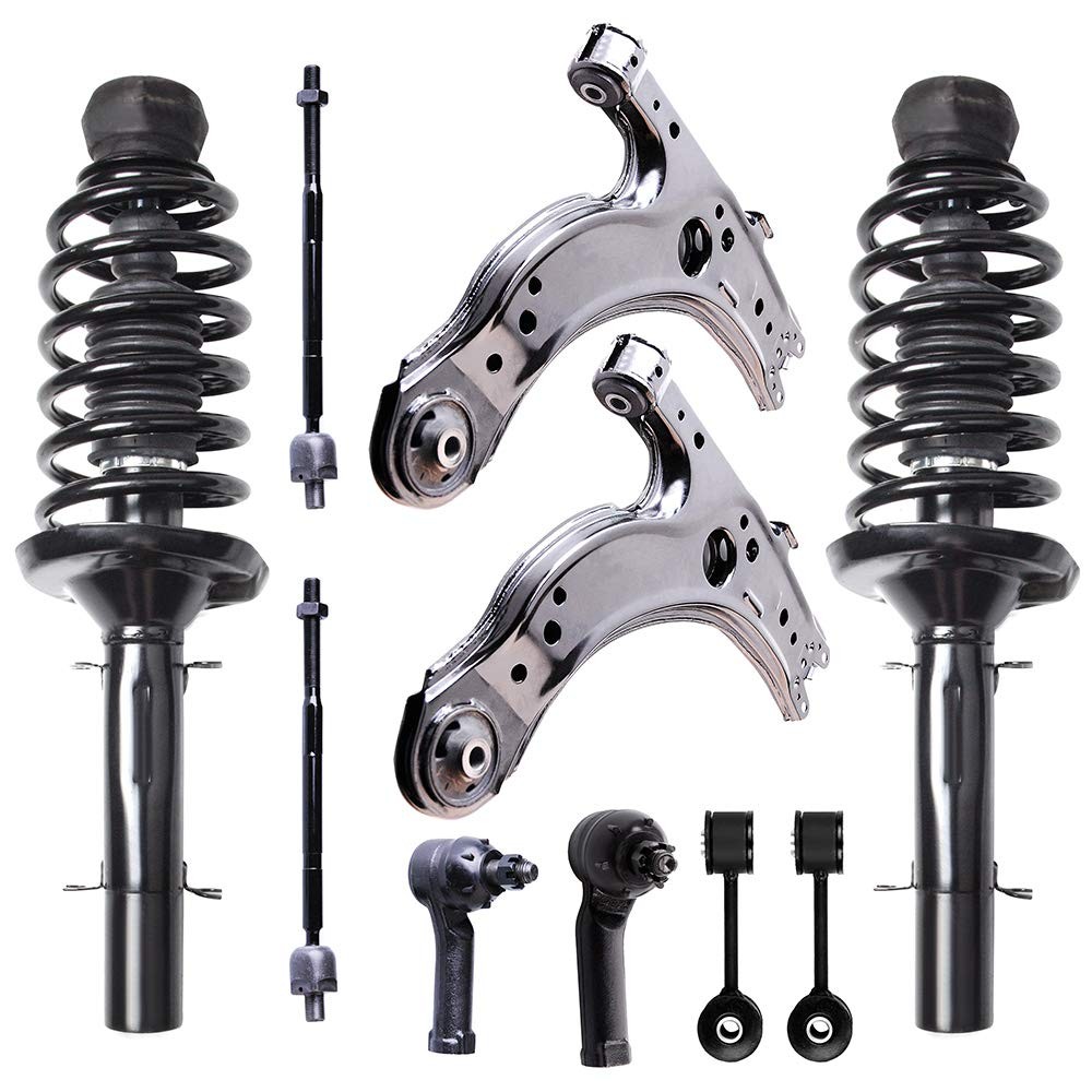 Front Strut Spring Control Arm Stabilizer Link Inner Tie Rod End 2001-2010