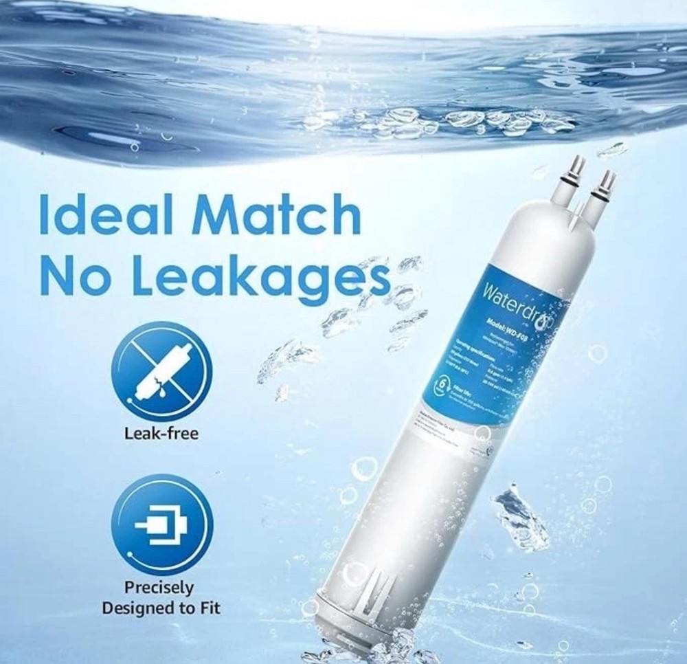 Waterdrop Refrigerator Filter, Replacement for Kenmore® 46-9083, 46-9030, 2 Pack
