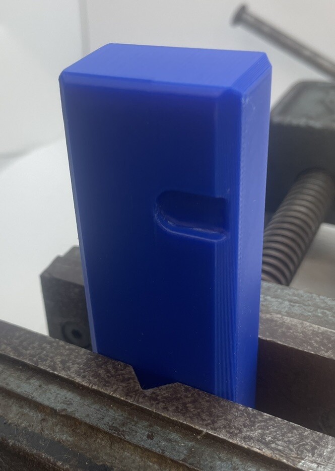 Armourer's Gunsmith Vise Block Tool fits Colt based PCC 9mm BLUE!