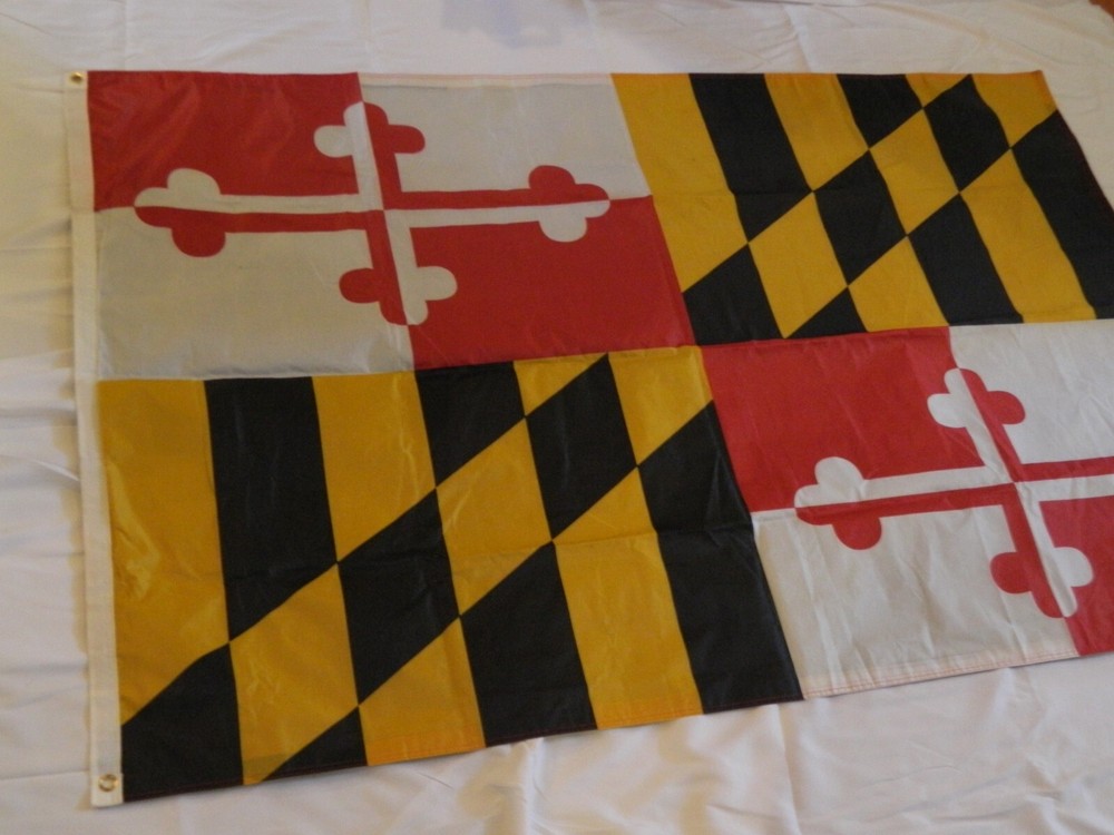 Maryland State Double Sided Flag 72" x 46"