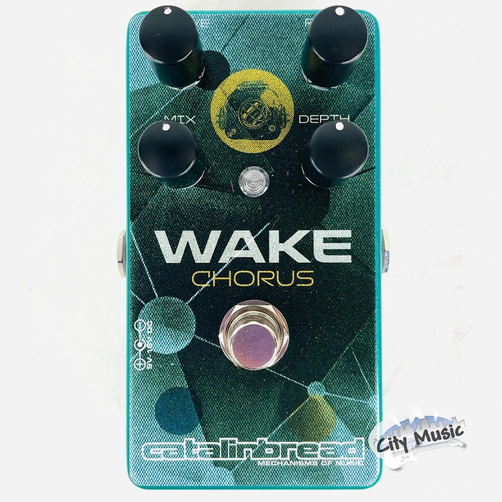 Used Catalinbread Wake Chorus Octaver Guitar Effects Pedal ♫