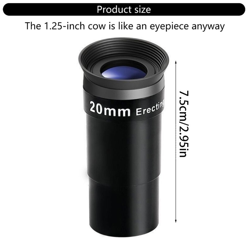 Precisions Crafted 20mm Erecting Eyepiece 1.25inch Accessory