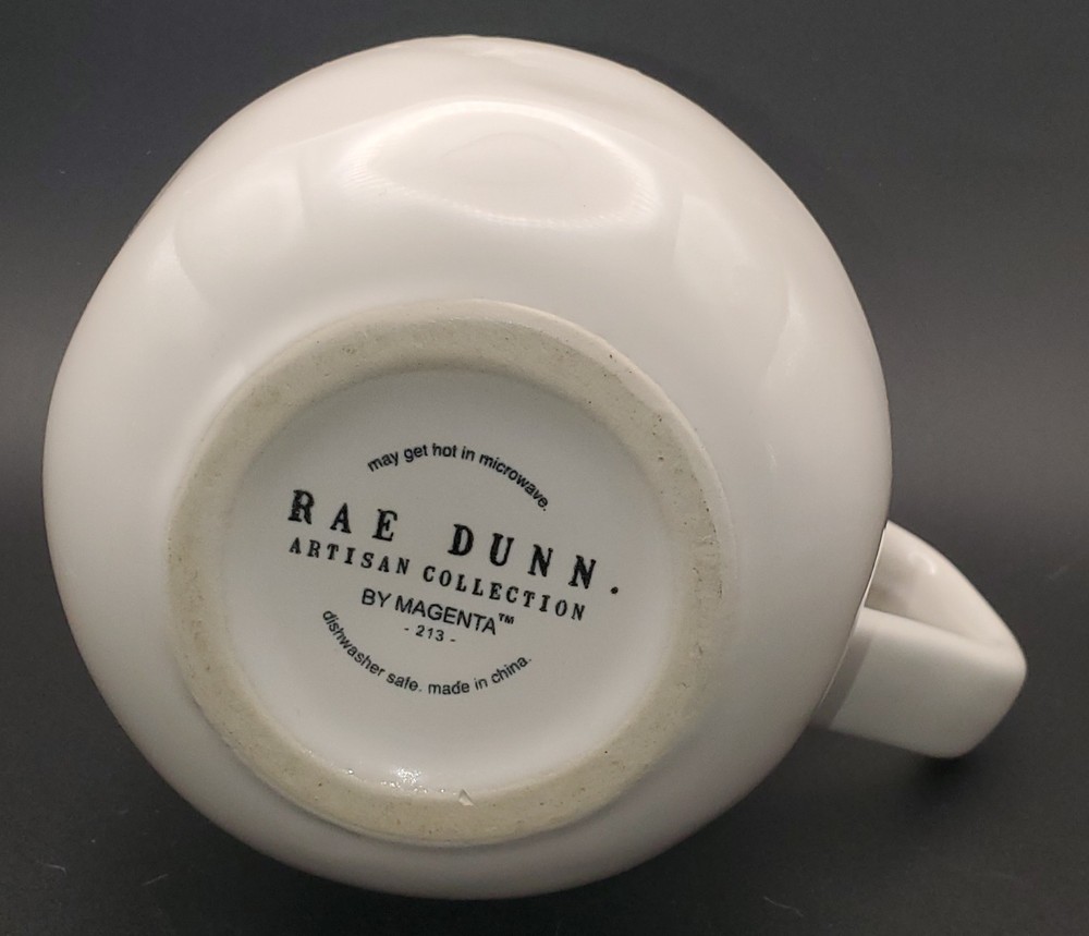 Rae Dunn Small JUICE Pitcher by Magenta
