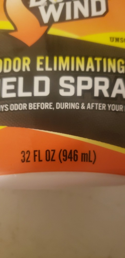 Dead Down Wind Odor Eliminating Unscented 32oz Evolve Field Spray +3 Refills