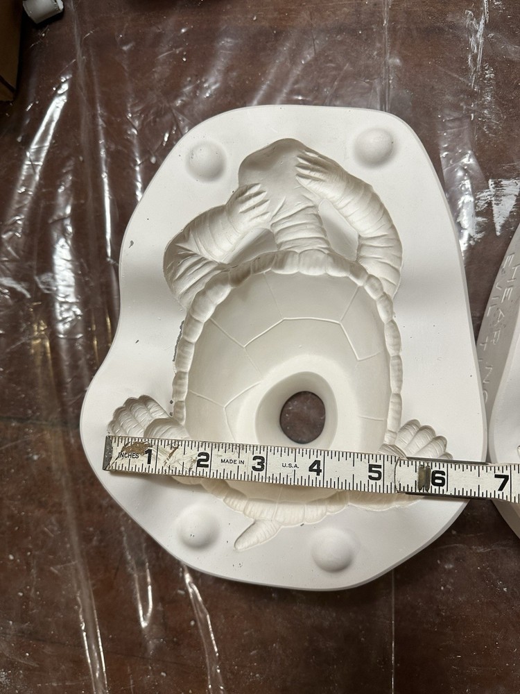 Creative Paradise Inc. 2004 Hear No Evil Turtle 3758 Ceramic Slip Mold