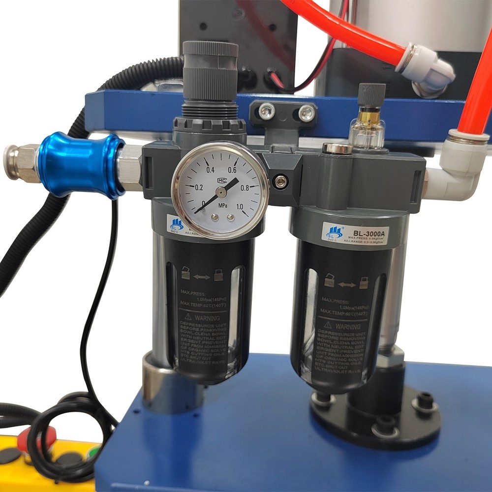 110V 800KG Double-Column Pneumatic Punch Machine Puncher Digital Controller