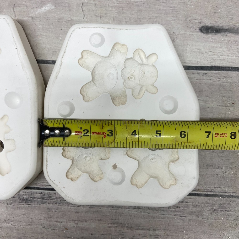 Dona’s Ceramic Casting Mold Ginger Cows #D-1499