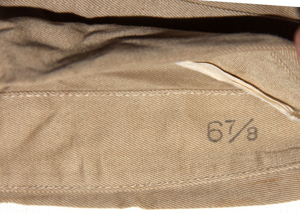 ORIGINAL WWII KHAKI COTTON GARRISON CAP