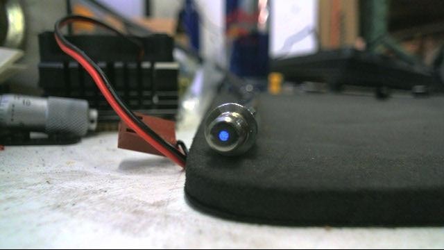 Glass Fiber Optic Sensor Light Guide Cable 2 ft 5mm