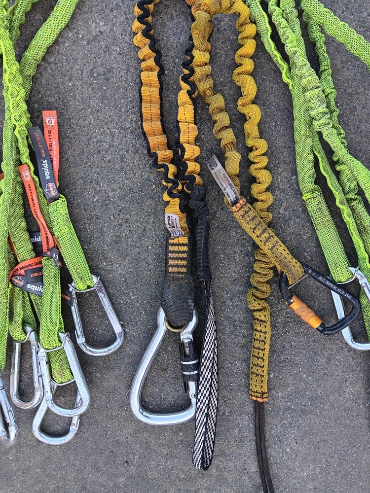 5x Lot Ergodyne Squids Tool Tether 1X 3m Tether (15lbs) 1X Python Saftey Tether