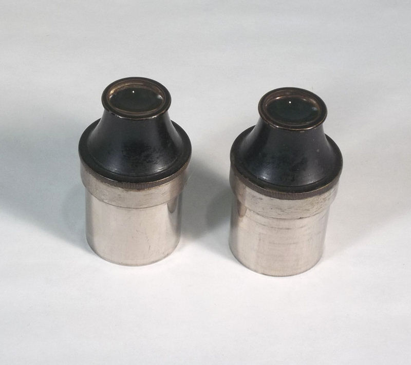 Vintage 9x Dissecting Stereo Microscope Ocular Lens Pair