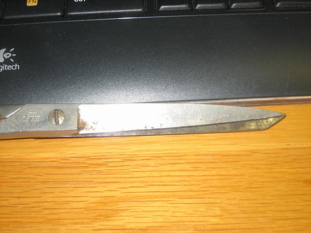 VINTAGE ELK 8" SCISSORS ITALY