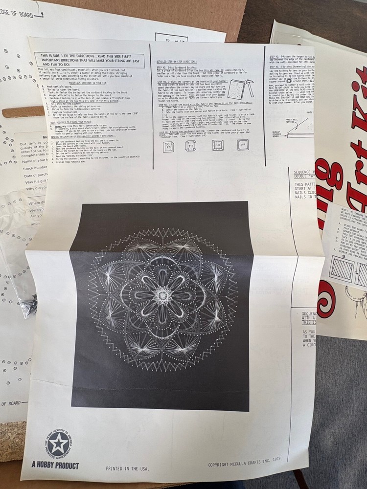 Trends Geometric String Art Kit Vintage (M)