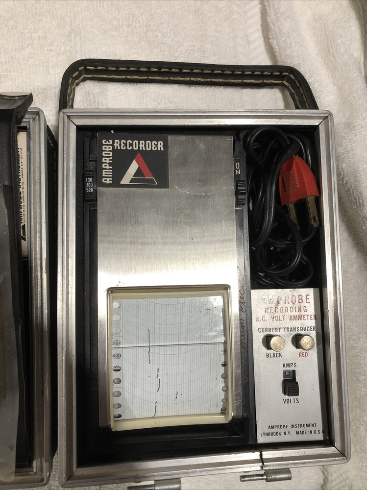 Vintage - AMPROBE Recorder Chart Printer - AC Volt Ammeter - Current Transducer
