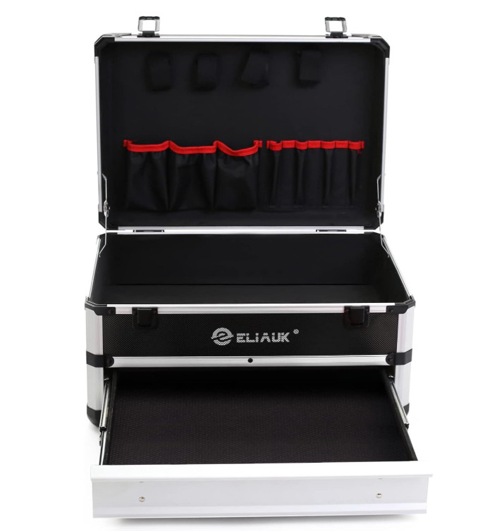 Tool Box Hard Case Tool Organizer Storage Cabinet Carry Case Tool box with Drawe