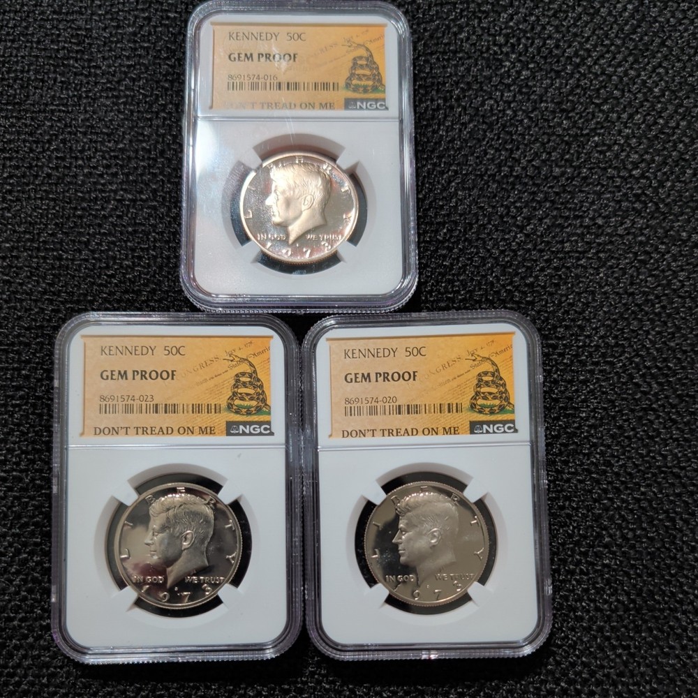 1973 S NGC GEM PROOF Kennedy Half Dollar