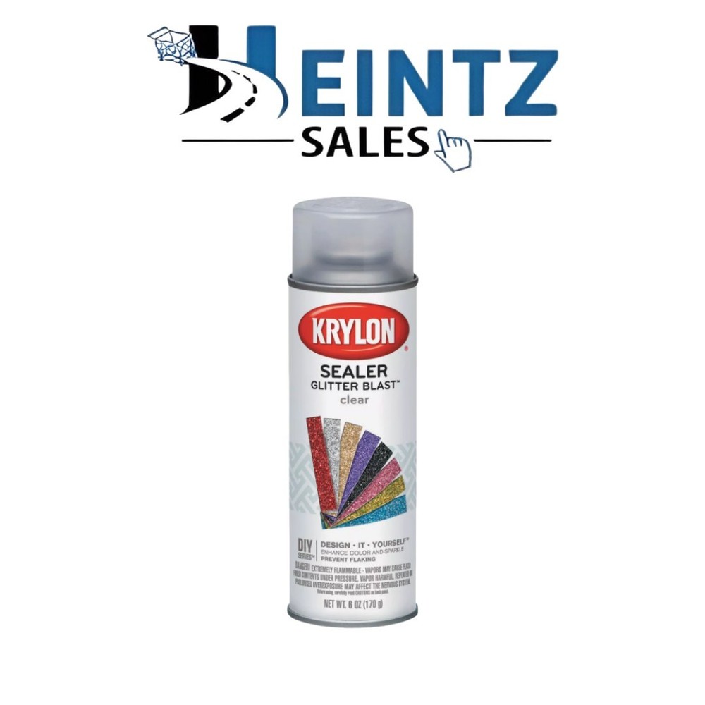 KRYLON 3800 -- Glitter Blast Clear Sealer 6 oz