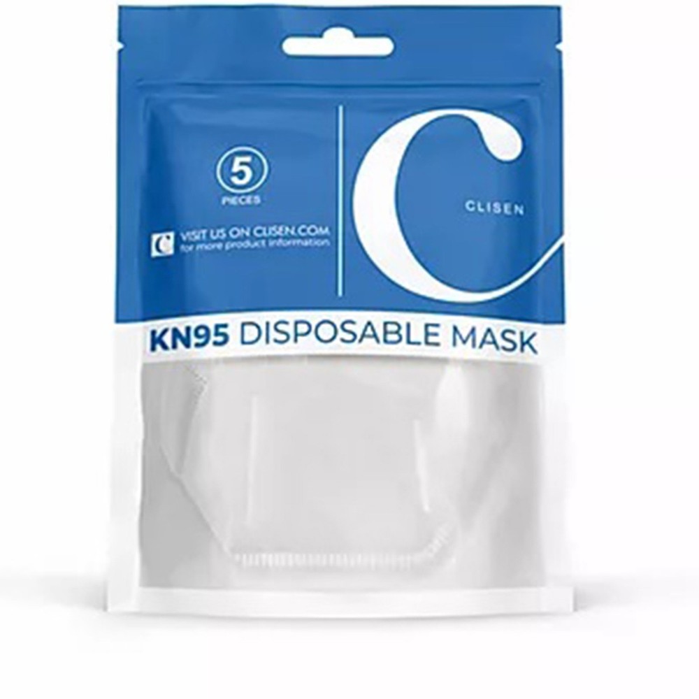 10-Pack Protective Disposable Face Masks KN95, 95% Filter, Earloop, Breathable