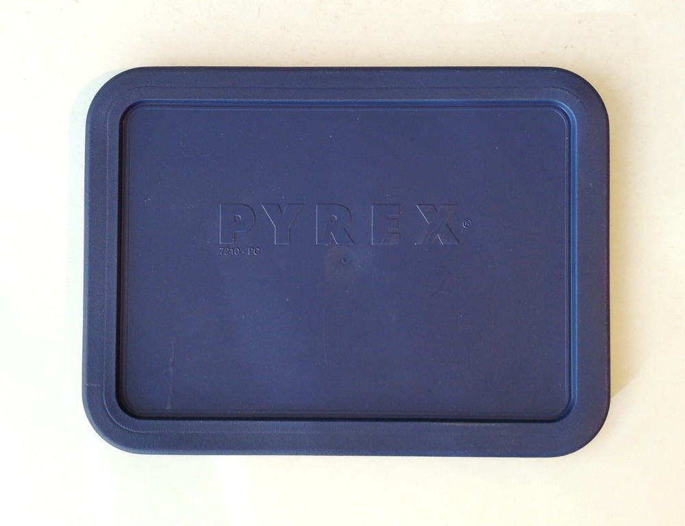 Pyrex Refrigerator Freezer Microwave Storage Lid for 3 Cup Dish #7210-PC - Blue