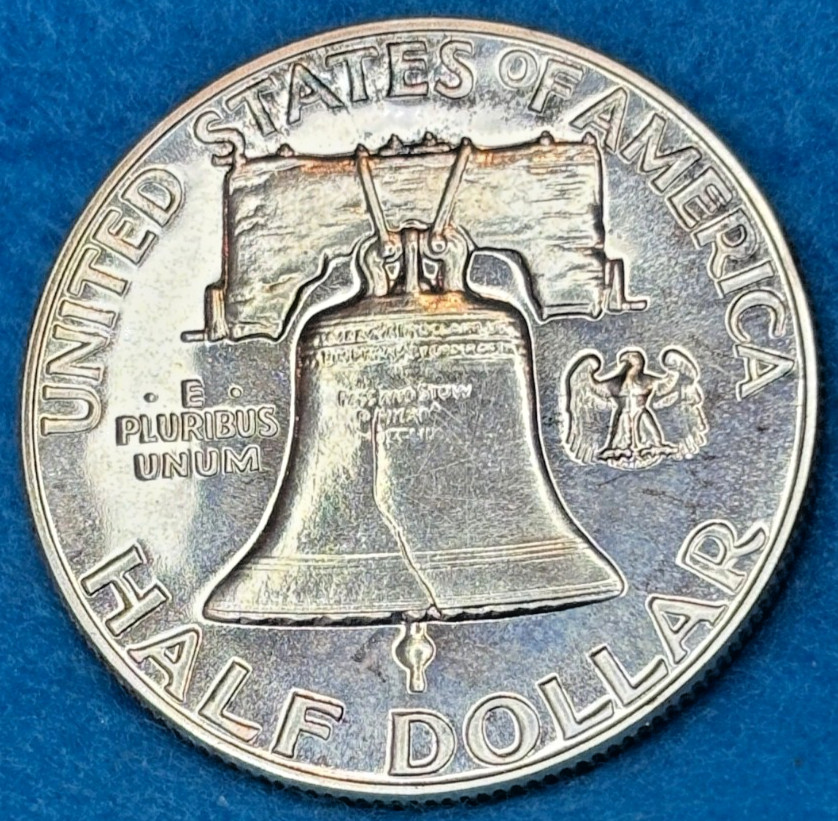 1953 FRANKLIN 90% SILVER HALF DOLLAR PROOF - NICE COIN